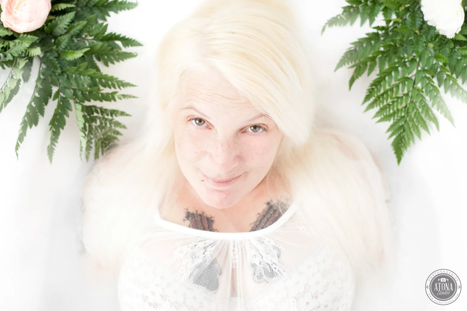 Shooting grossesse bain de lait