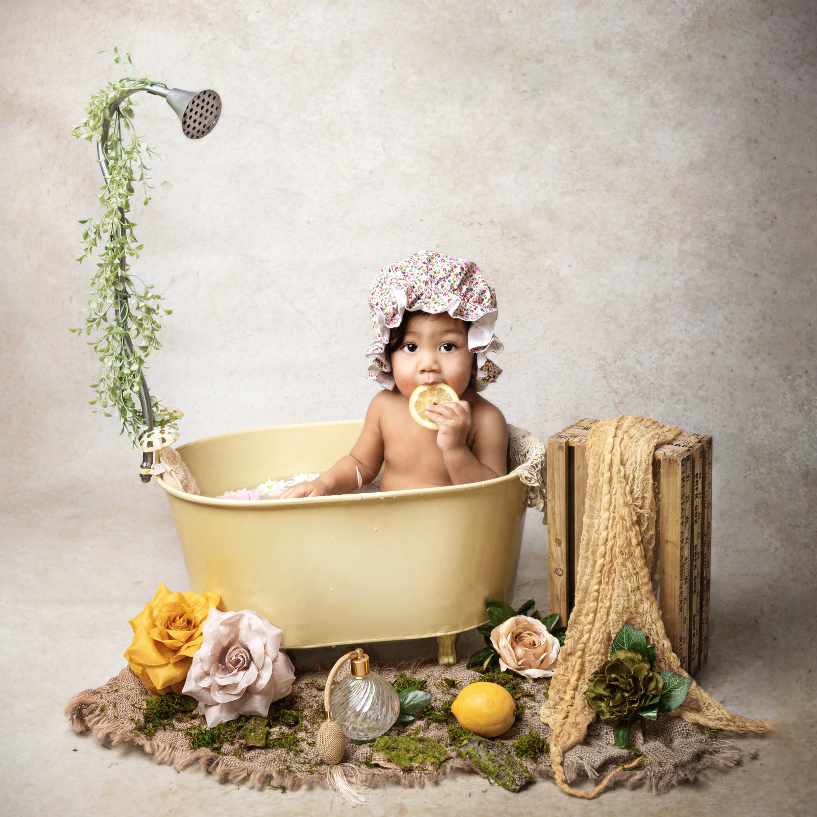 Séance bain de lait Mya