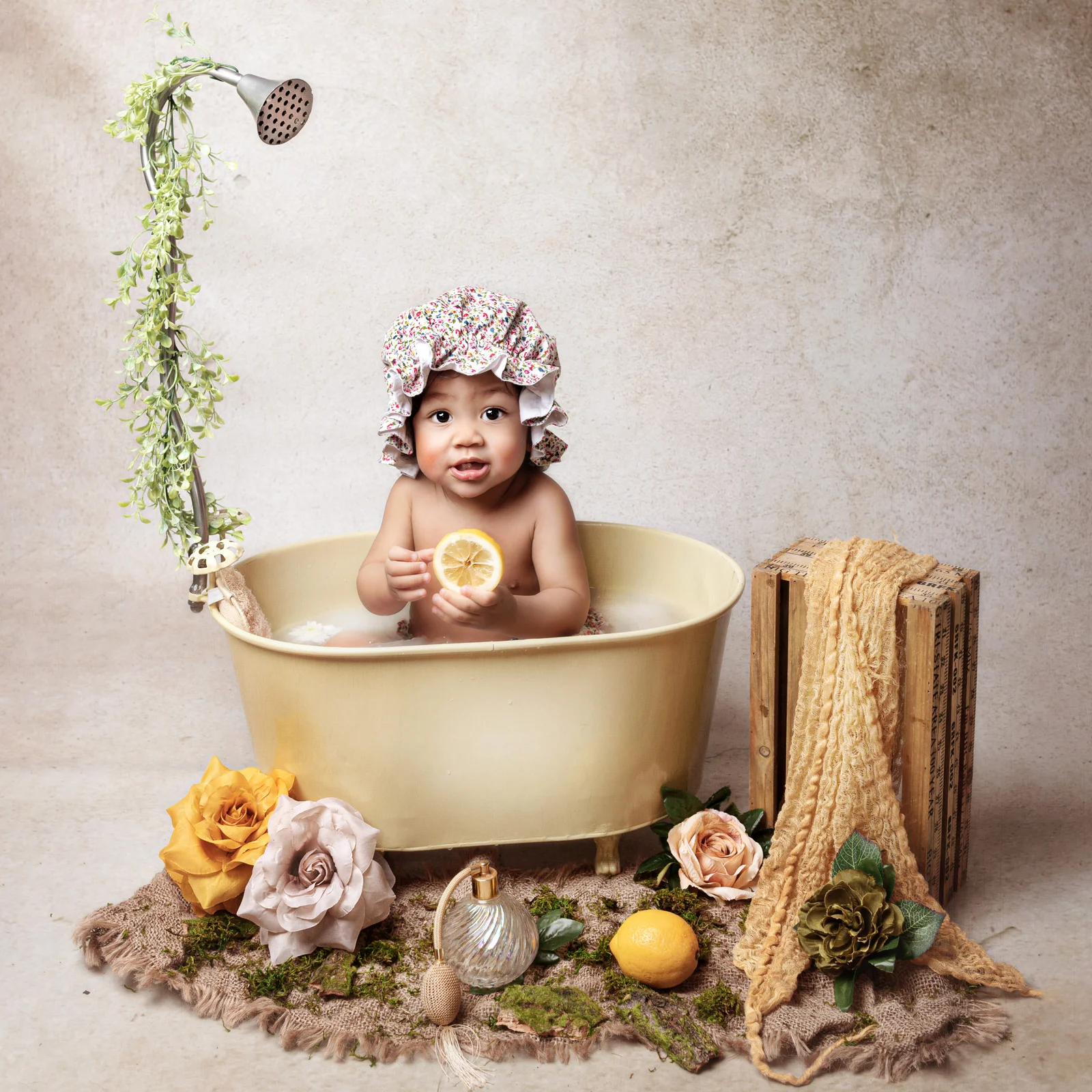 Séance bain de lait Mya